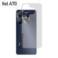 4in1 for Itel A70 phone Case +back film+camera lens film+ clear tempered glass film Transparent Back Cover  Shockproof Protective Shell. 