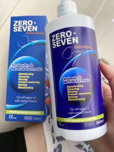 Nước ngâm rửa kính áp tròng Hàn Quốc Zero Seven (0-7) - Hera Lens