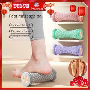 Foot Massage Roller Plantar Fasciitis Relief Sport Fitness Ball Multi-function Wolf Tooth Roller Muscle Relaxation Sore Muscles Feet Arch Massage Roller Tool