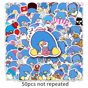 50pcs Sam Penguin Sanrio Sticker Cute Cartoon Blue Penguin Graffiti Sanrio Wholesale Sticker