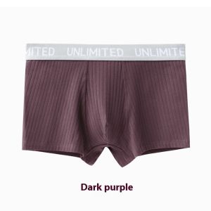 Sea Yadou nam quần lót boxer quần lót ôm sát thoáng khí thoải mái Quần đùi đàn ông cỡ lớn mẫu thêu sọc kháng khuẩn 5A