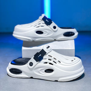 Free Shipping MenS New Summer Clogs Non-Slip Wear-Resistant Closed-Toe Thick-Soled Outdoor Wear Two-Way Sandals