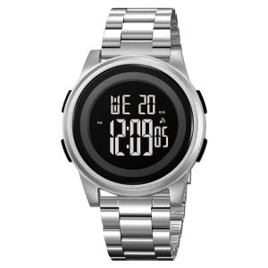 SKMEI 2379 Jam Tangan Pria Digital Tali Stainless Rantai