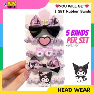 (READY STOCK) Cute Kuromi Hairband Hair Pin Headwear Color Plush Womens Cute Hair Accessories 毛绒可爱库洛米发箍发夹 Pin Rambut