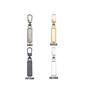 STAINLEES Penarik Pengait Restleting Universal Cantelan Retsleting Kait Zipper Cantelan Resleting Ritsleting Cantelan Gantungan SLETING Penganti Strap Tas BAG - Celana - Baju T Shirt Jaket Selempang - Gendong Tas Gunung Ransel Pull Bag UL serbaguna untuk