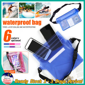 Multifunction Waterproof Waist Bag PVC Fanny Pack / Travel Sports Running Cycling Hiking / Workout Pouch Belt Pack / Fashion Bum Bag / Swimming Drift Diving Underwater Dry Waist Bag Travelling Money Cell Phone Crossbody Chest Bags Water Resistant Phone Po
