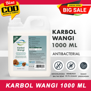 Karbol Antibacterial Wangi Pine/Cemara PREMIUM 1000ML [1 LT] Wipol - SPG OFFICIAL