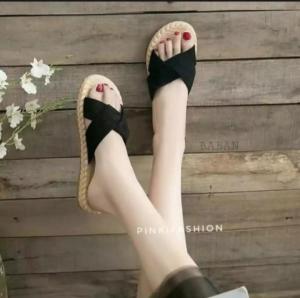 Sandal Suede Etnik Wanita Terbaru