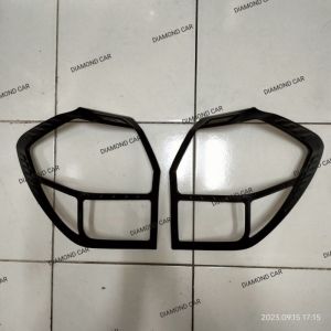Garnis depan belakang hitam doff Toyota Agya 2023