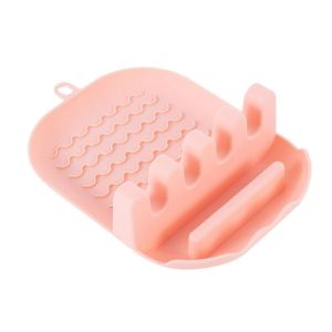 MNTT Kitchen Plastic Storage Organizer Cutting Board Holder Pot Lid Stand Utensil Rack Spoon Rest