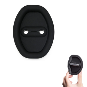 Car Door Lock Shock Absorber Pads Silicone Door Lock Protective Covers Noise Reduction And Silent Rubber Sleeves硅胶门锁扣保护套