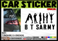 BTS ARMY LOGO WORD CAR STICKERS STICKER KERETA KPOP. 