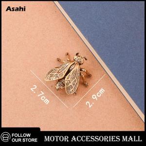 💖💓【Special price】💖💓Asahi Motor เครื่องประดับโต๊ะแมลงจำลองขนาดเล็ก1ชิ้นรูปปั้นผึ้งทองเหลืองรูปปั้นสัตว์น้ำชางานฝีมือทองแดงโบราณของตกแต่งบ้าน