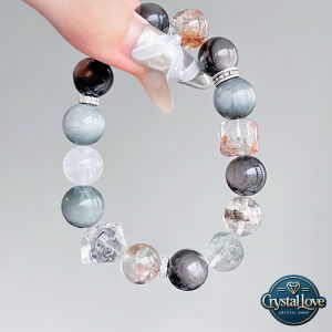 Natural Four Seasons Phantom Bracelet | Mystery and Elegance Combined Boost LuckPowerful Energy Good Luck Health CrystalHappinessFashion BraceletPerfect for Gifts or personal us Elevate Style能量与好运