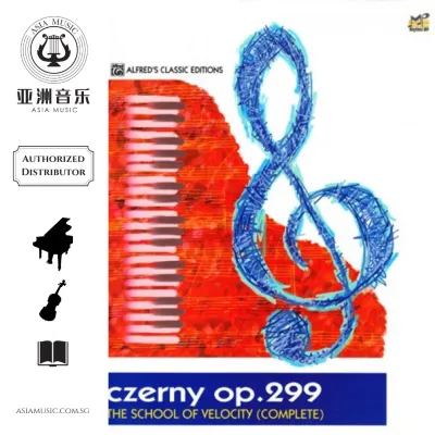 AUTHORIZED DISTRIBUTOR - CZERNY OP. 299 - THE SCHOOL OF VELOCITY (COMPLETE) - ALFREDS CLASSIC EDITIONS