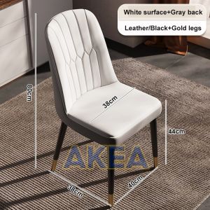 Nordic Chair With Cushion Dining Chair Scandinavian Chair Aesthetic Chair For Living Room