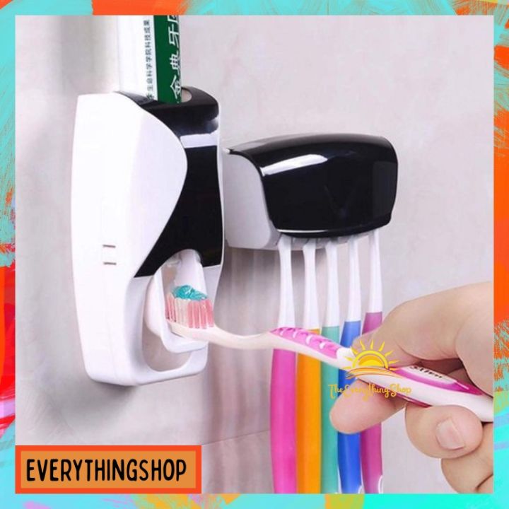 Wall Mounted Touch Me Automatic Toothpaste Dispenser Dustproof with ...