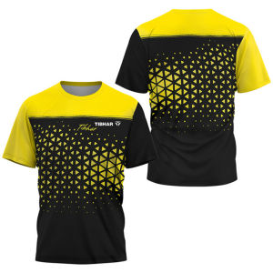 [Local Stock] VCC Fashion Mens T-shirt Outdoor Sports Table Tennis Short sleeved Top Lightweight and Breathable Quick Drying Mens Tennis T-shirt