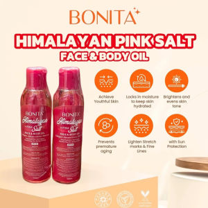 Himalaya Pink Salt Body Oil by Bonita - Deep Hydration & Skin Rejuvenation | Para sa Malambot na Balat