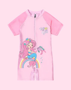 Đồ bơi bé trai bé gái  dáng liền thân 4 màu hoạ tiết hoạt hình đồ tắm đồ đi biển cho bé sz 10- 40 kg