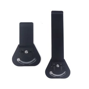 2 ชิ้นที่มองไม่เห็นหมุนได้สนับสนุนโทรศัพท์มือถือขาสแตนเลสกาวในตัวที่วางโทรศัพท์พับยึดสำหรับ IPad iPhone ยืน