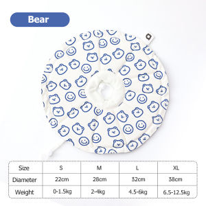 Soft Flower Elizabethan Collar for Cats & Dogs Adjustable Anti-Lick Cone Lightweight Recovery Collar for Surgery Grooming