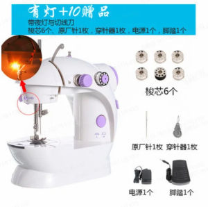 จักรเย็บผ้าไฟฟ้าขนาดเล็กขนาดเล็ก/จักรเย็บผ้าแบบแมนนวลอัตโนมัติพร้อมแป้นเหยียบ/ครัวเรือนมัลติฟังก์ชั่น