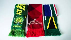 Sample Custom  Fans Scarf  Soccer Team Fans Scarf  Flag Banner Football Cheerleaders Scarves