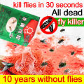 Quickly kill 10,000 flies in 30 seconds fly killer trap flies repellent Fly Killing Bait Powder Flies Killer fruit Fly Attractant Medicine swatter langaw catcher gel for poultry insect mosquito electric anti super sticky fly trap sticky glue fly catcher. 