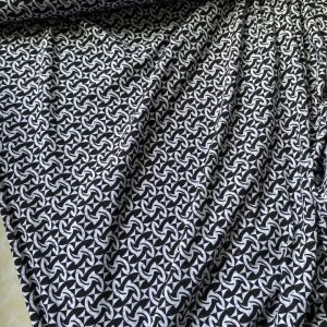 Vải Lụa Đũi Pha Họa Tiết Khổ 1m48 - Không Giãn Mềm Mỏng Vừa - May Áo Sơ mi Đầm Váy Màn Khăn Trải