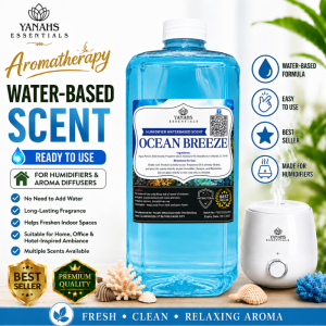 1L Ocean Breeze Water Based Scent Essential Oil Fragrance for Humidifier Air Freshener & Linen Spray