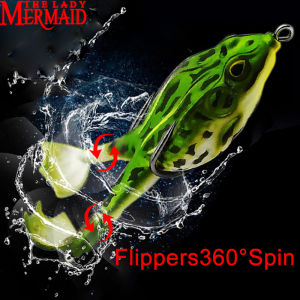 4.3cm/9cm Snakehead Killer 5Colors Soft Plastic Spinner Frog Bait 5g/13g Fishing Frog Lure Top Water Trolling