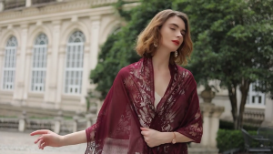 Khăn quàng cổ nhẹ Cho Phụ Nữ Văn Phòng Du Lịch & Buổi Tối Tổ Chức Sự Kiện Thanh Lịch khoét rỗng Thêu Headscarf Khăn Choàng