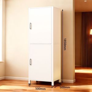 UrbanSpace SG- Steel Bedroom Cabinet Home Childrens Wardrobe Large-Capacity Moisture-Proof Storage Hang Wardrobe For Rental
