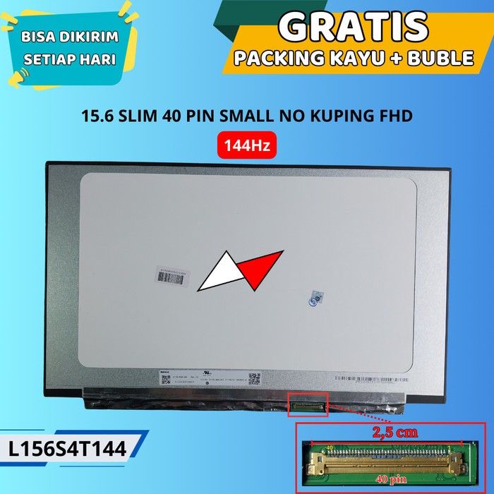 LED LCD MSI GL65 Leopard 9SC 9SCK 9SD 9SDK 9SDR 9SCXR IPS FHD 144hz