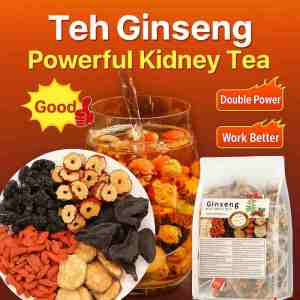 100pcs男士人参五宝茶补肾茶 Ginseng Men’s Five Treasures Tea Bag/Men’s Health Tea/ Five Treasures Tea Red Dates Wolfberry Tea Mulberry Polygonatum Ginseng Tea/StayUp Late Fatigue Health Tea