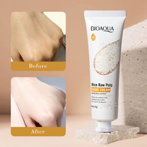 【Super low price】30g Rice Hand Cream Volumizing Rejuvenating Ultra Wrinkles Nourishing Moisturizing Refreshing Non-Greasy Face Hand Care Cream