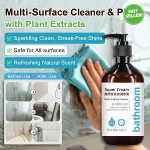 ✨Powerful Anti-fog Multi-Purpose Household Glass Cleaner Mildew-Resistant Dust-Resistant Mirror Cleaner Natural Ingredients Instant Shine Shower Room Cleaner Mold Removal Mildew Prevention Long-Lasting Dust-Repellent Streak-Free Mirror Cleaner