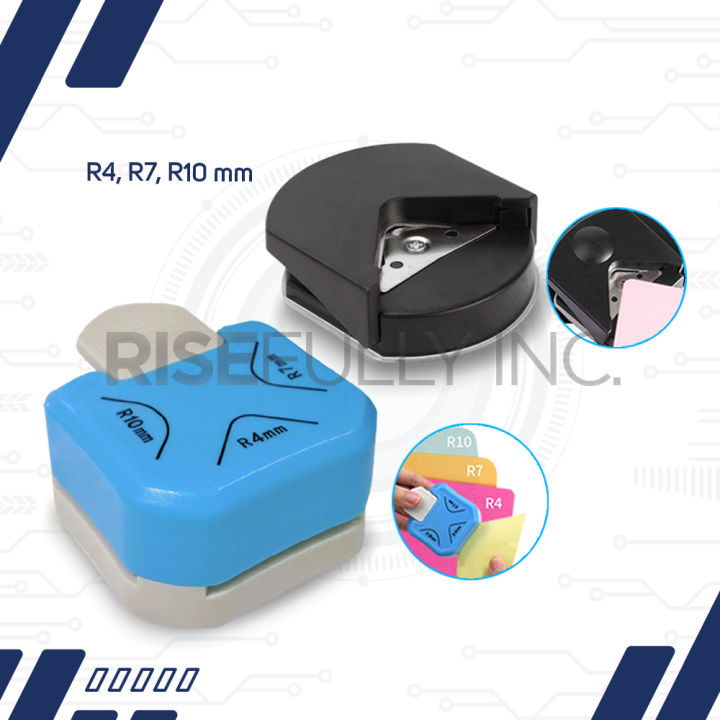 Risefully 3in1 Corner Puncher Mini Portable Corner Round Trimmer