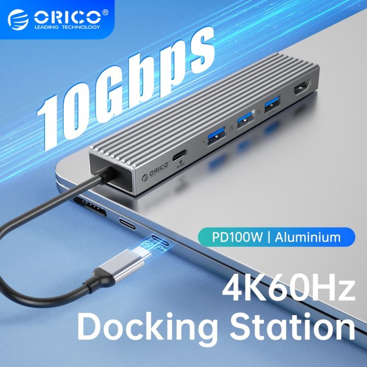 ORICO 10Gbps 4K60Hz USB HUB Type C Docking Station HDMI-compatible ...