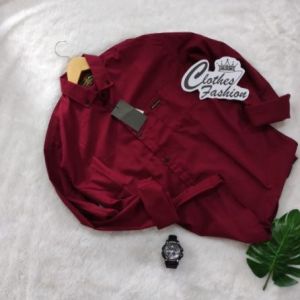 Kemeja Polos Pria Murah 3 100rb Lengan Panjang Kualitas Premium