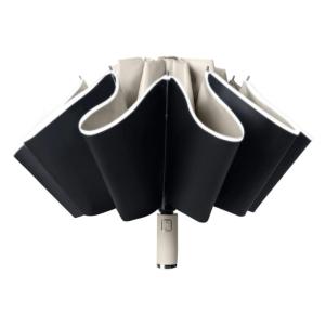 Manual Open Close Shelter Umbrella 10 Rib Strengthened Structure Solar Protective Reverse Dry Feature for Outdoor Use