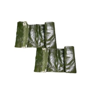 ผ้าใบผ้าผ้าร่มเคลือบเงา 2 ชั้นเนื้อเหนียวแน่นมีสีเข้มขอบฝังเชือกตอกตาไก่ ใช้คลุมรถ 10 ล้อ  6 ล้อ