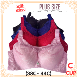 C cup 38C~44C Fully Cup Women Bra 325 baju dalam wanita berdawai Bra Wired