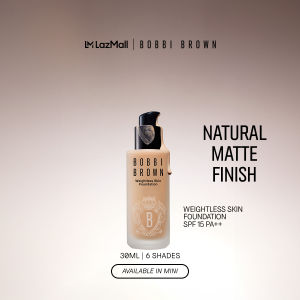 Bobbi Brown Weightless Skin Foundation SPF 15 PA++ | Long-Wear 24 Hour Moisture Natural Matte Oil-Control