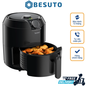 Nồi Chiên Không Dầu Tefal EY201815 Lò Chiên Không Dầu Lò Nướng Công Nghệ Làm Nóng Rapid Air Công Suất 1500W Dung Tích 4.2 lít Lòng Nồi Thép Không Gỉ Có Phủ Chống Dính Nhập Đức BH 12 Tháng