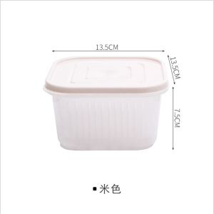 Drain Sealed Box Ginger Garlic Onion Airtight Food Container Storage Bekas Bawang 葱姜蒜沥水保鲜盒