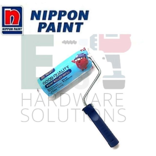 7" NIPPON PAINT Polyester Roller With Handle Set | Lazada