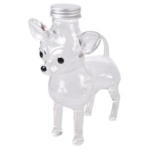 Decorative Chihuahua Cookie Jar Glass Storage Container For Countertops Pet Treats Dry Fruits Dog Enthusiasts Gift
