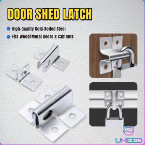 UNeed Steel Hasp Staple Gate Door Shed Latch Lock Safety Lock Metal Padlock Staple Hasp 1Pc